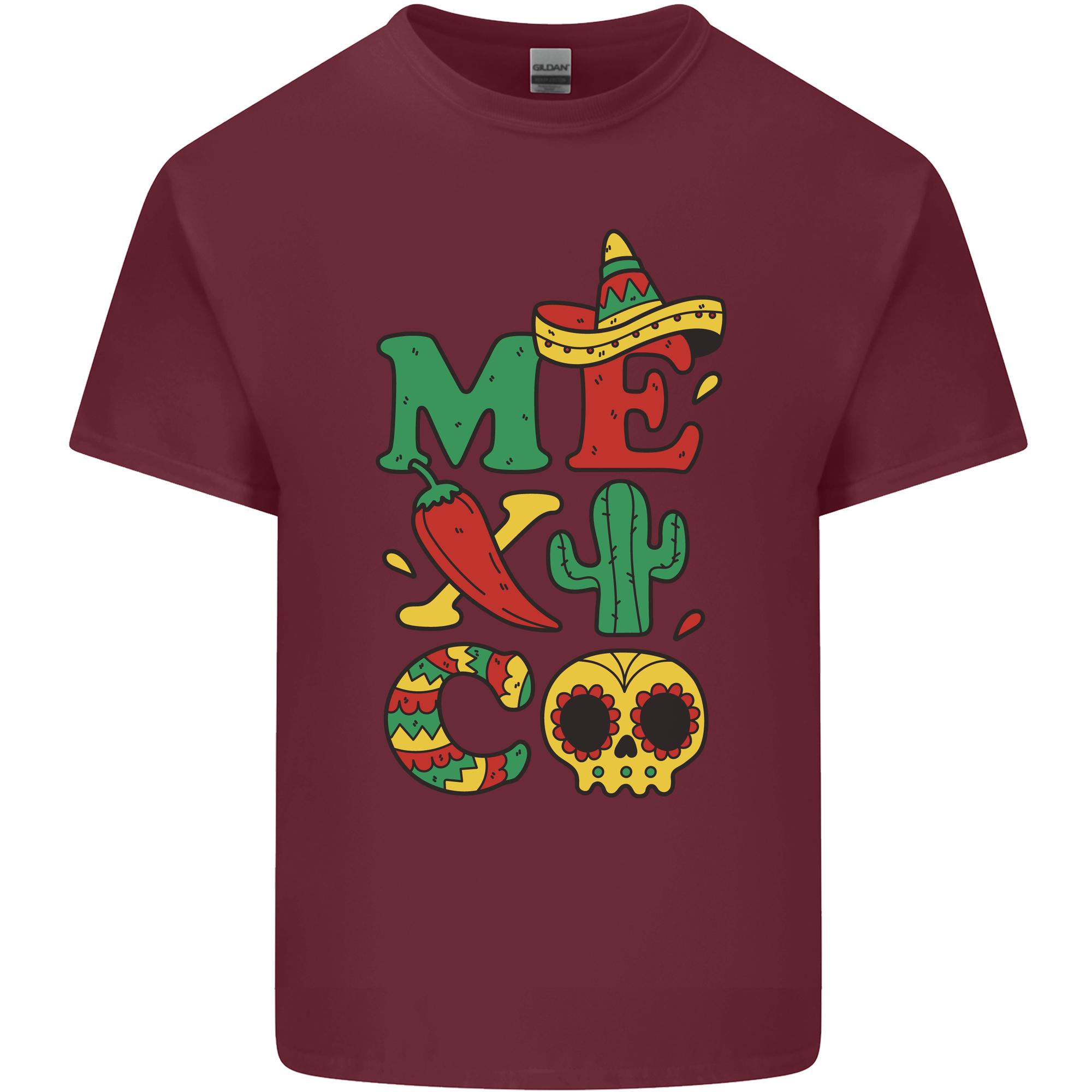 Symbols of Mexico Unisexs Light Cotton TShirt S