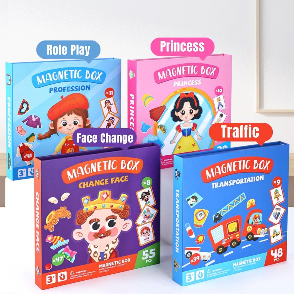 Magnetic Dress-up Puzzle for Kids, Educational Toy for Ages 3-6, Perfect Kindergarten Gift