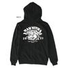 MAN WITH A MISSION 2021 New Year's Sale Merchandise: Zodiac Logo Hoodie (Arch Version), Black X White, Size L