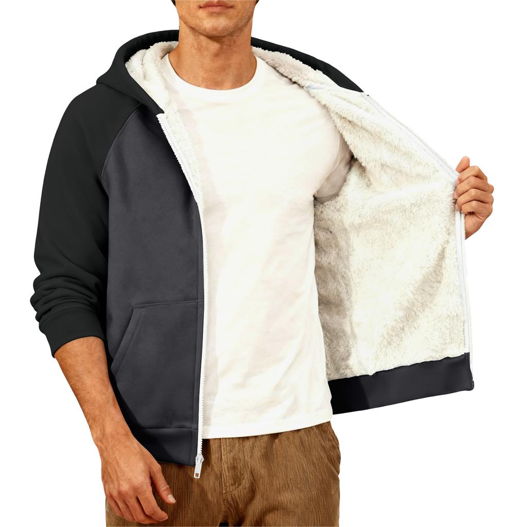 Ανδρικό Καθημερινό Ζεστό Μπουφάν με Κουκούλα