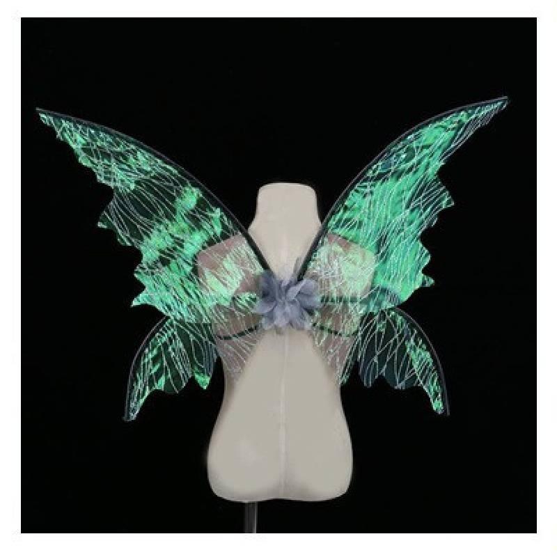 Enchanting Iridescent Butterfly Wings Fairy Costume Props For Festivals And Performances
