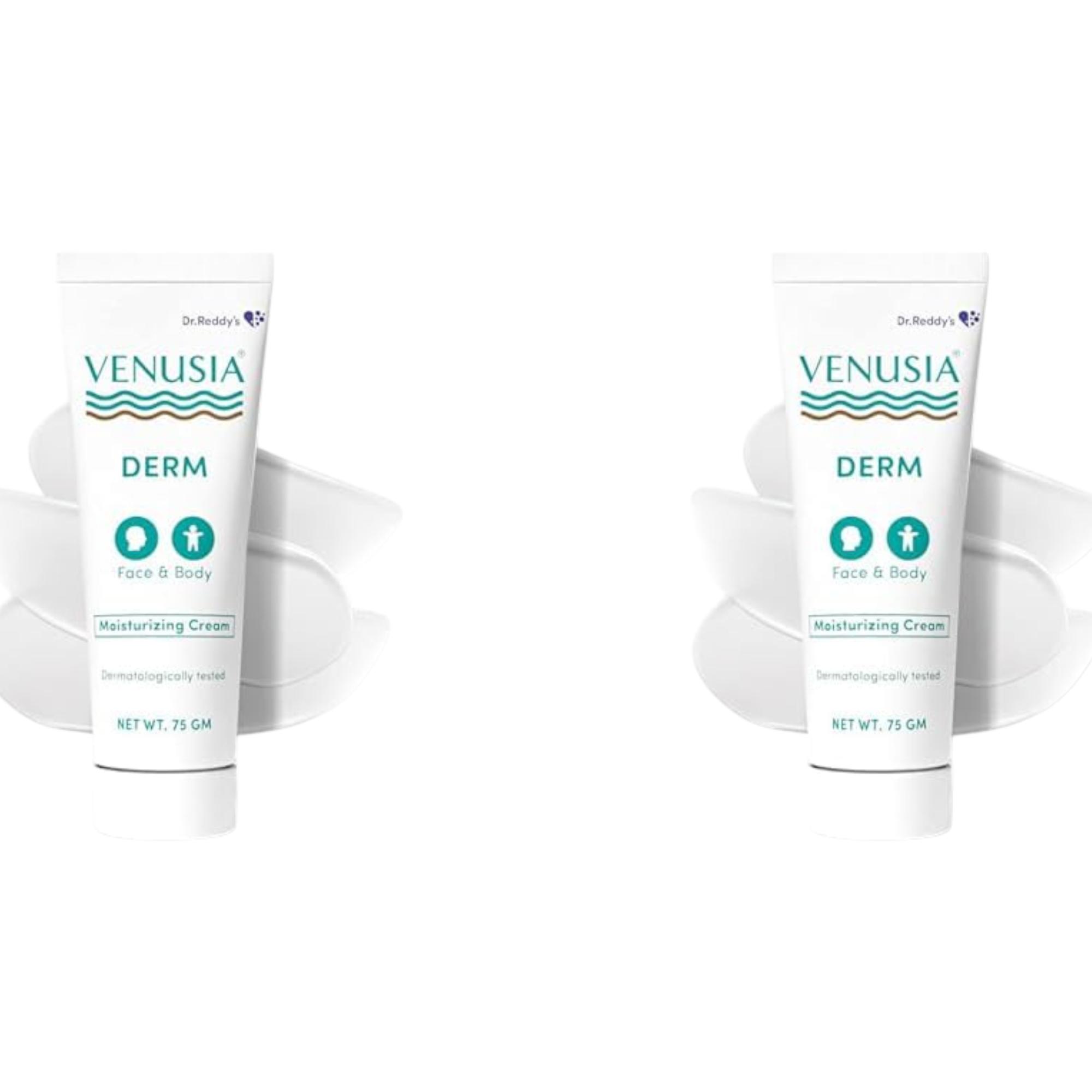 

Dr. Reddy s Derm Moisturizing Cream For Dry To Very Dry Skin With Deep Hydration And Skin Barrier Support 75 g Pack Of 2
