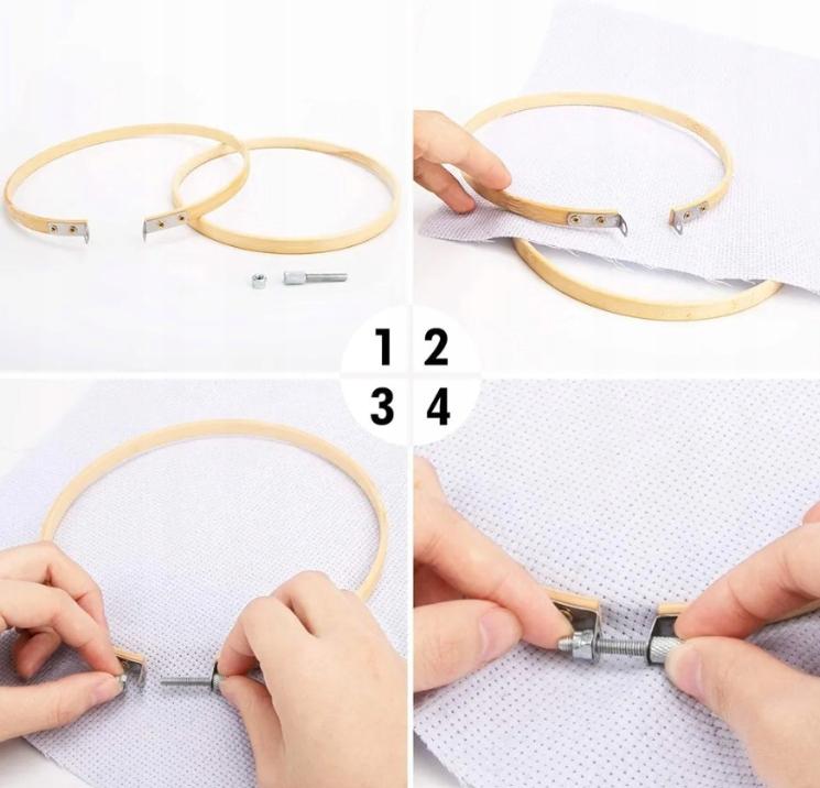 Embroidery Hoop Set 3 Pcs Cats [D-Zh4]