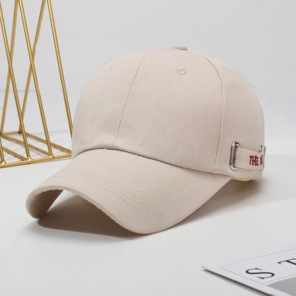 Letter Embroidery Sun Cap Soft Duck Tongue Hat New Baseball Cap  Women