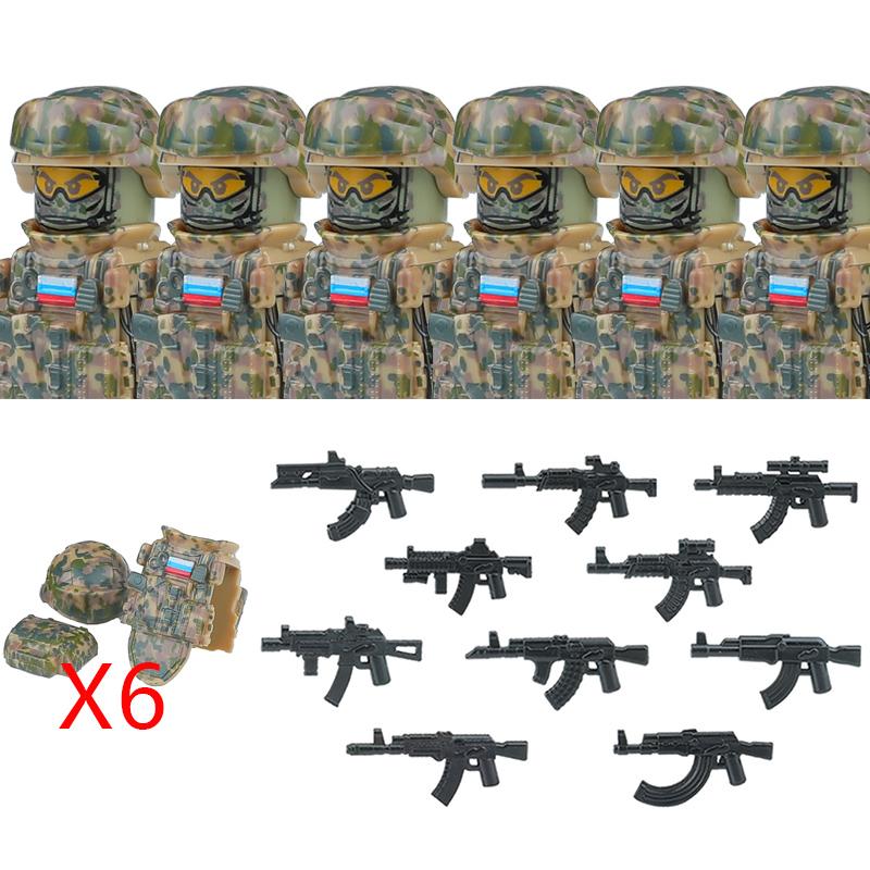 Militär Spezialkräfte Serie Bausteine Stadt Polizei Kommando SWAT Armee Soldat Figur Gasmaske Waffen Steine Spielzeug