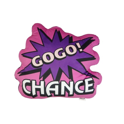 

Azgrid Juggler GOGO!CHANCE Die-Cut Cushion, H34 x W40 x D12cm, Polyester