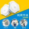 JEHONN Sponge Disposable Toilet Brush Replacement Cleaner Pads for and Pools 48-Pack, Sinks, Bathtubs, Basins, Mops, (JEHONN Only)