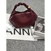 European American Retro Woven Hexagon Shoulder Tote Bag Magnetic Snap Crossbody Bag for Women
