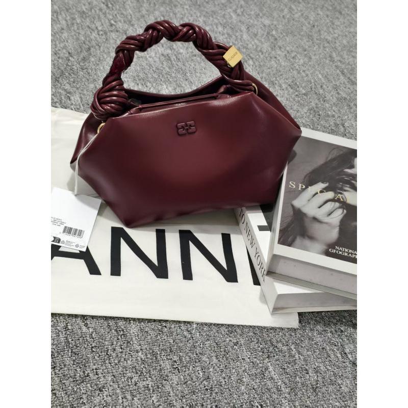 KaiTingu Europese Amerikaanse Retro Geweven Zeshoekige Schoudertote Tas Magnetische Drukker Kruislichaamstas voor Vrouwen 28.5*14.5*16cm bordeaux