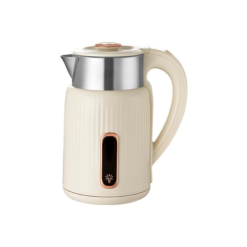 1.8L Stainless Steel Electric Kettle with Keep Warm and Auto Power-Off Features