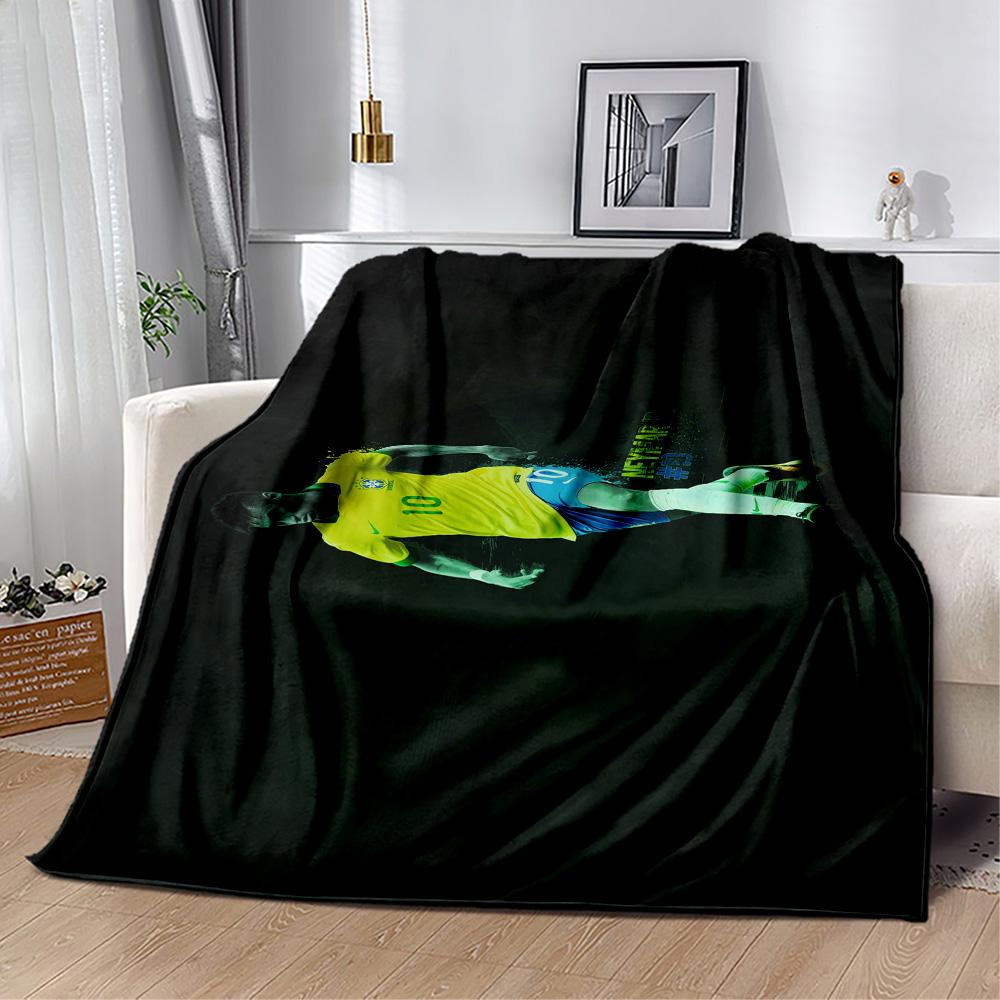 Ronaldo's Iconic Celebration Blanket Soft Warm Cozy Perfect for Livingroom Office Chair Picnics for All Seasons Playful Design