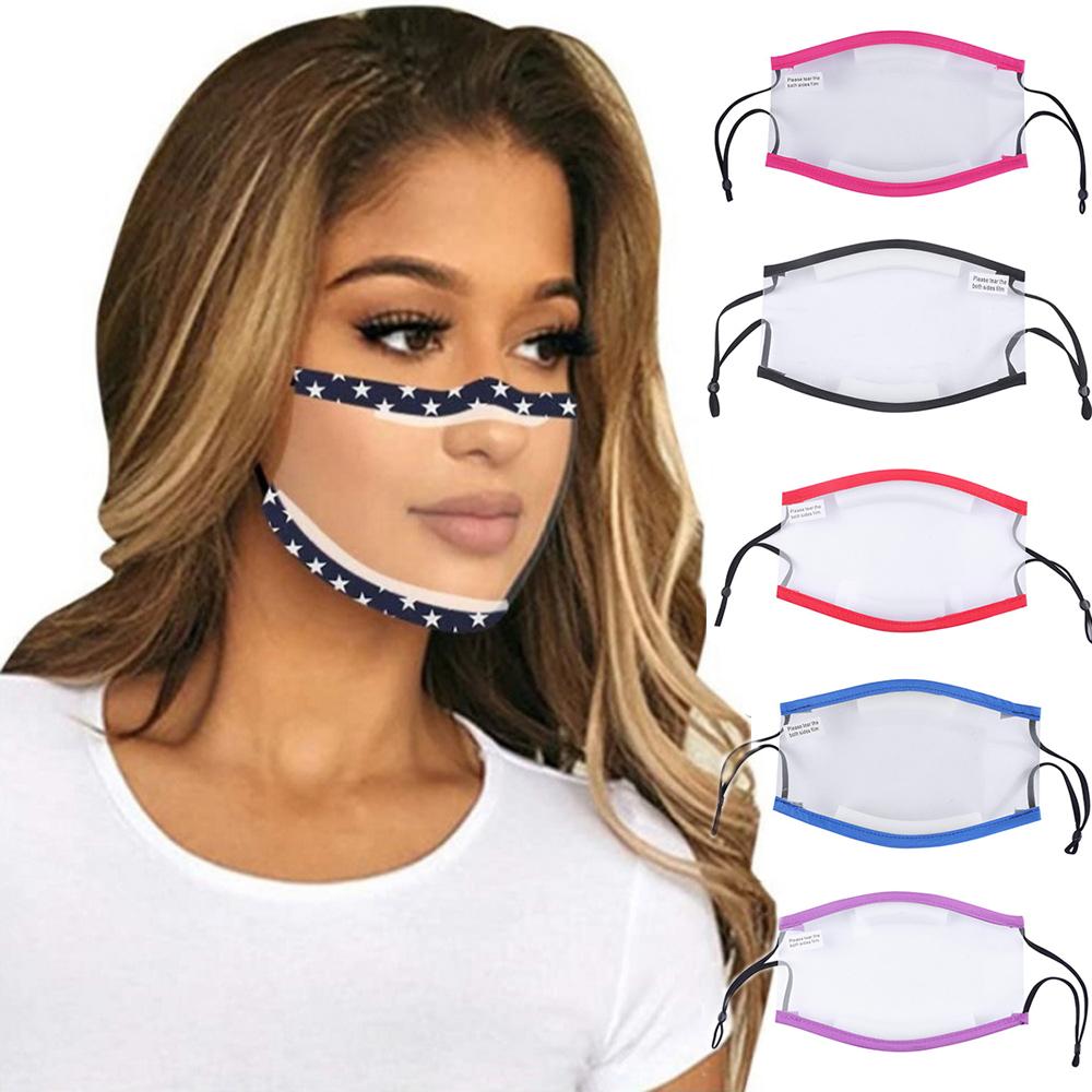 

Transparent mask black