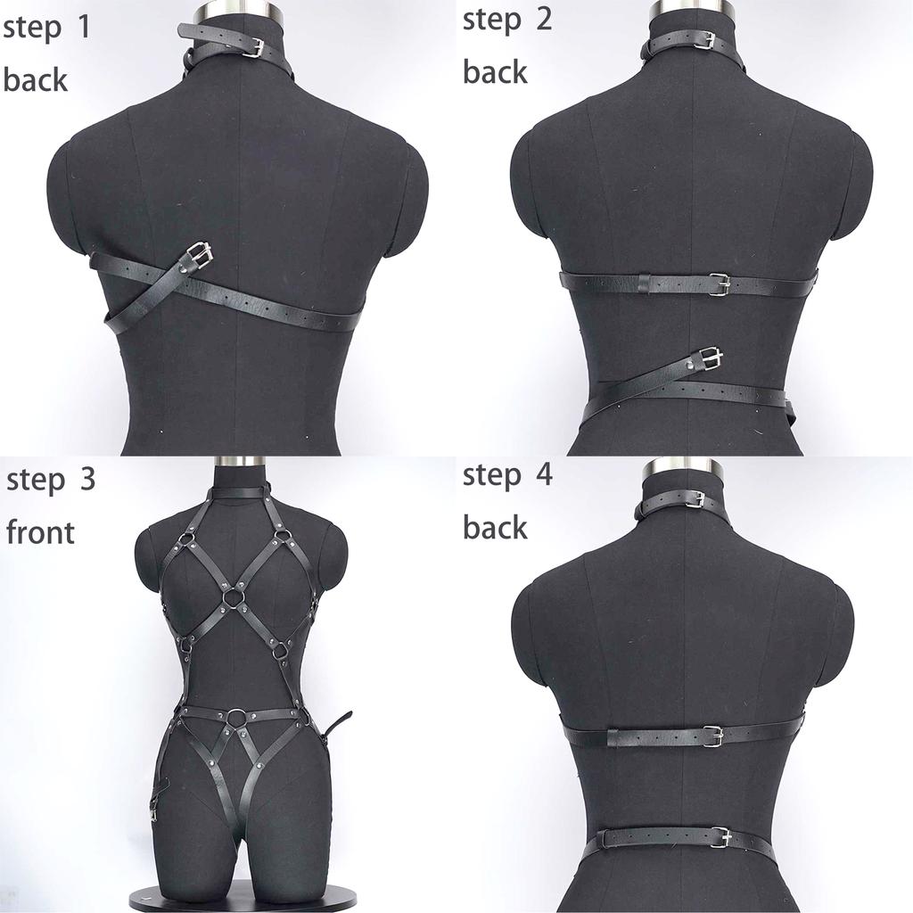 Bondage Harness Full Set Body Harness Belt, Bondage Harness Full Body Lingerie Set, Rave Outfit Bodys Harness Belt.