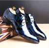 Fashion Office Men Dress Shoes Floral Pattern Men Formal Shoes Leather Luxury Fashion Groom Wedding Shoes Men Oxford Shoes Dress 37-50