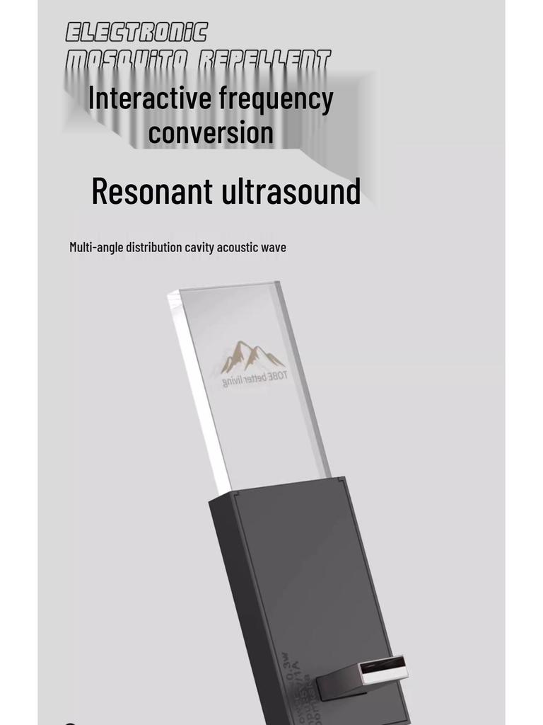 2025 Ultraschall-Insektenvertreiber für Innenräume mit intelligenter variabler Frequenz und Nachtlicht