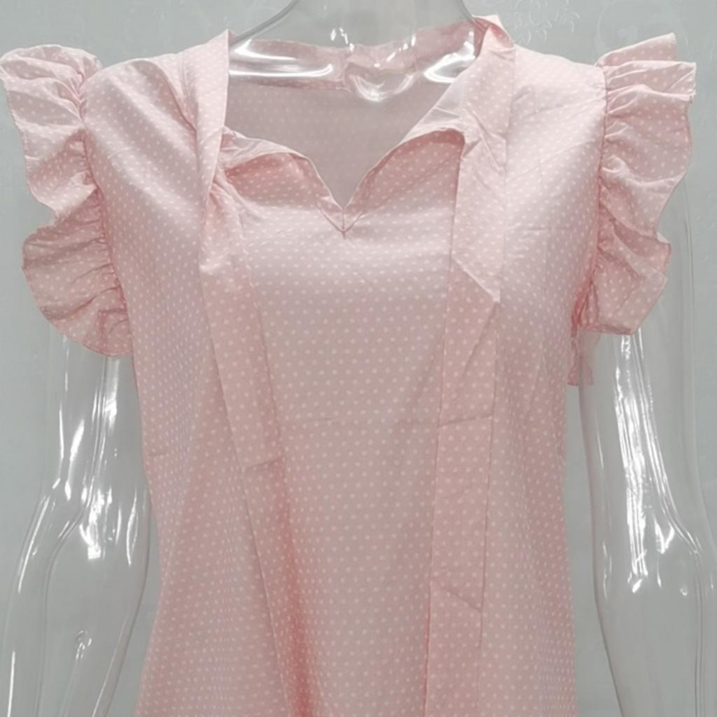 Women Summer Elegant Ruffles Sleeveless Lace Up Tie Bow Casual Tops Sexy Summer Ruffles Tank Top