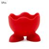 1/2/4Pcs Cute Creative Egg Cup Holder Plastic Eggs Holder with Feet Eggs Separator Boiled Eggs Container Kitchen Accessories