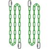 2Pcs 80" Coated Swing Chain with Carabiners 1000 LBs Capacity Heavy Duty Hanging