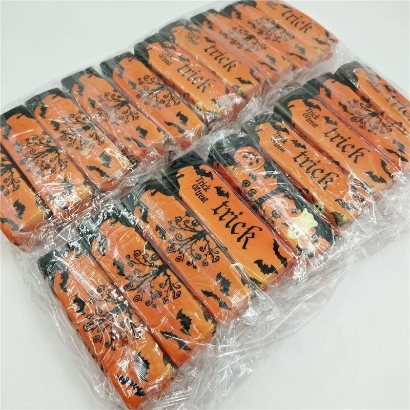 Novelty Scented Halloween Butter Stick Squishy Slow Rebound Squeeze Fidget Toy Pumpkin Ghost Bat Stress Relief Anti Anxiety Toy