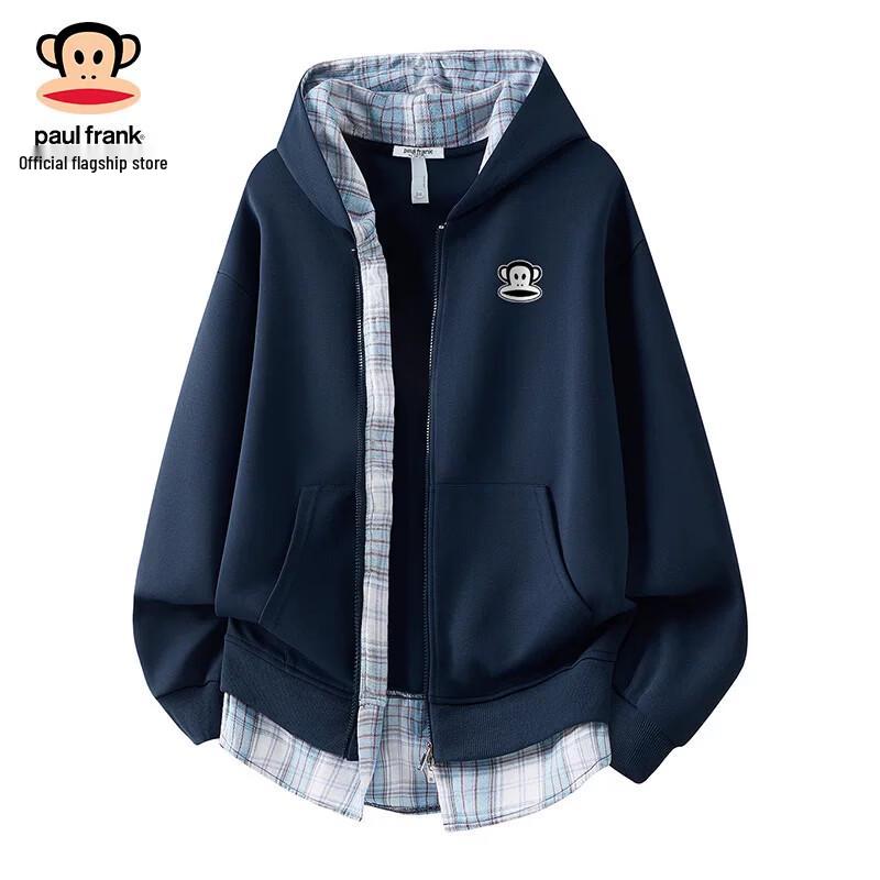 Paul Frank Men's Casual Hooded Zipper Sweatshirt