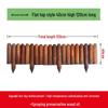 Carbonized Anticorrosive Wooden Picket Fence for Indoor & Outdoor Gardens, Balconies, and Courtyards.