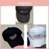 Cotton Baseball Cap With Embroidered Letters For Casual Summer And Spring Fashion