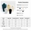 Human Shape Necklace Display Stand Velvet Cloth Ornament Holder Jewelry Show Rack  Home Showcase