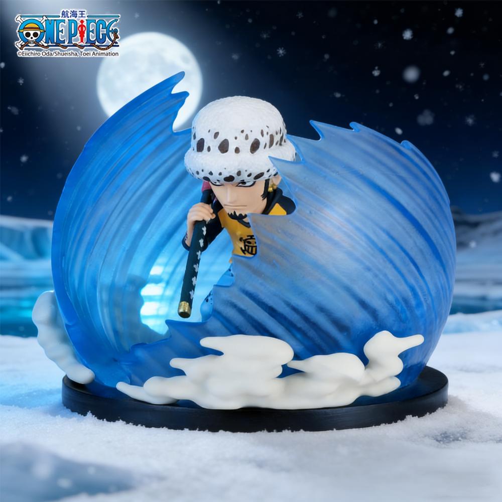 1pc Official One Piece Trafalgar Law Battle Figure - Ope Ope no Mi Ability, Decorative Ornament, Essential Holiday Gift.