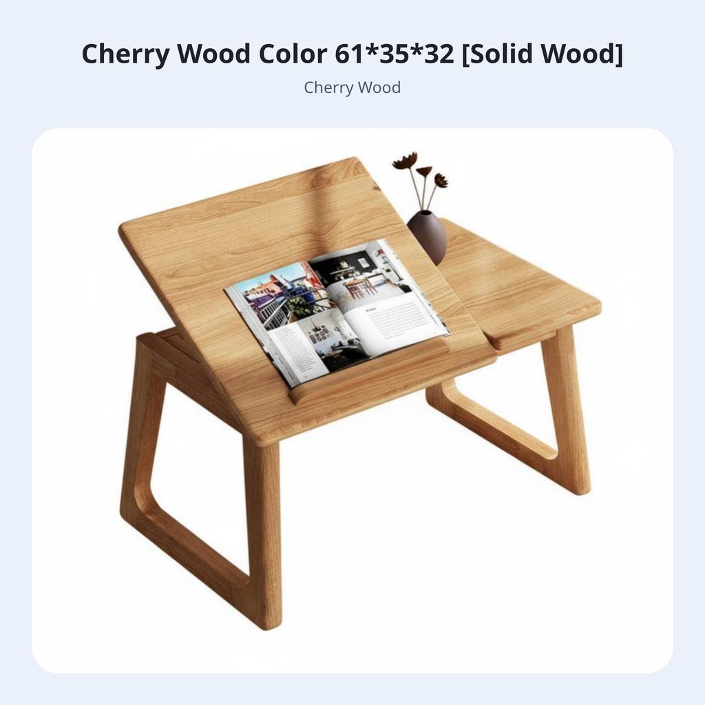 Foldable Floor Table Japanese & Design Adjustable Floor Table Portable Multi-Functional for Beverage Lovers