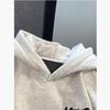 American Trendy Brand Men's Plus Velvet Heavyweight Hoodie - Autumn/Winter Loose Fit.