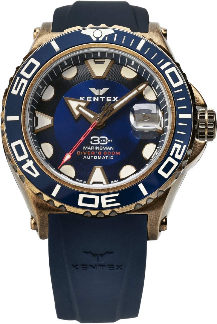

[KENTEX] Mechanical Automatic Watch Marineman SEA ANGLER S706X-03 Men s Blue