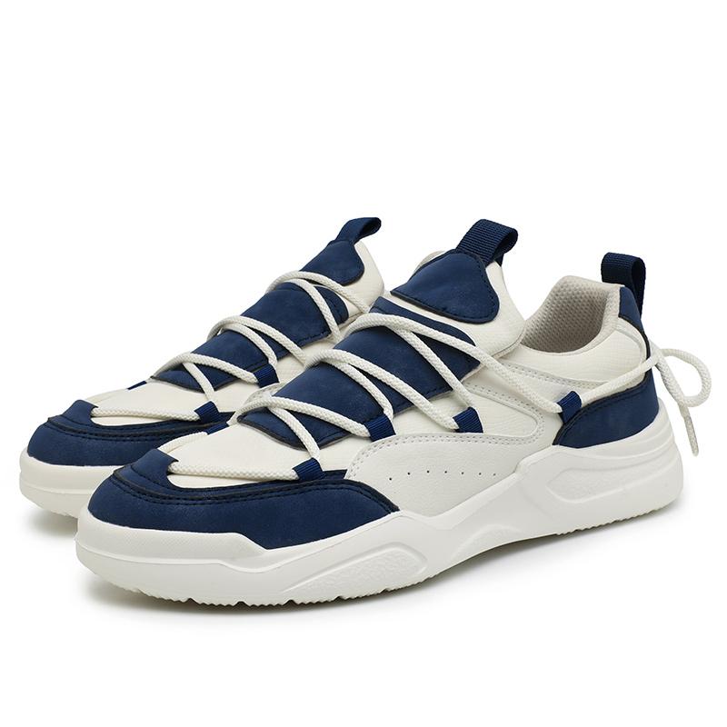

men sports leisure shoes fashionable breathable summer outdoor anti slip wear resistant sneakers for men casual walking shoes 39 синий