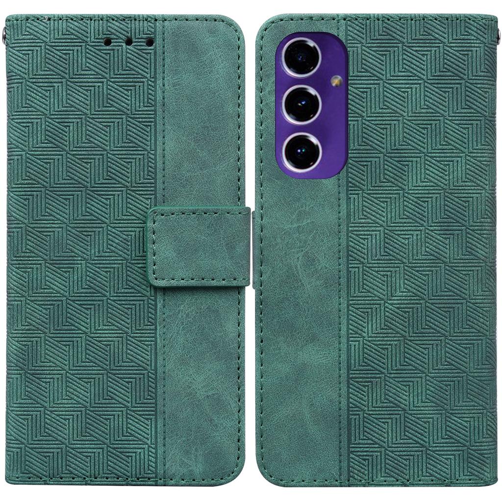 For Samsung Galaxy A16 5G/A16 4G Case Geometry Pattern Leather Wallet Phone Cover