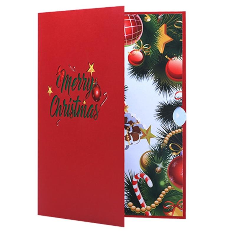 3D Pinecones Festives Card with Envelope Greeting Card for Seasonal Greetings Stylish Invitation Card Home Decoration