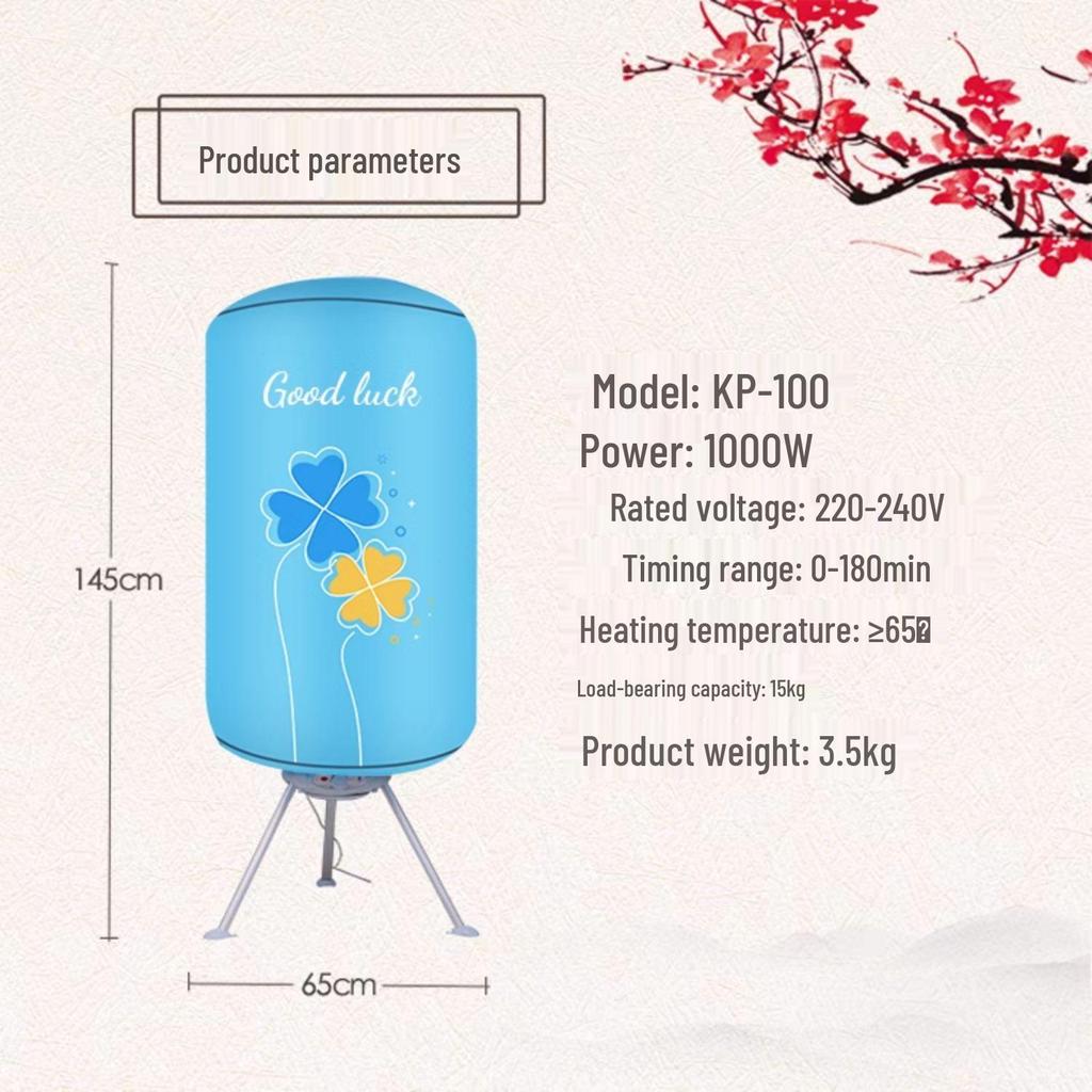 Conweiqi Round Clothes Dryer: Quick-Dry Warm Air Household Wardrobe Dryer with Free Shipping