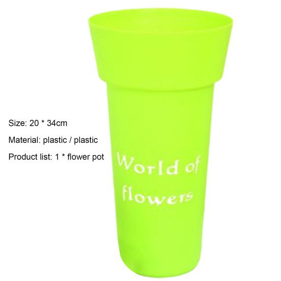 Flower Pot Nordic Decorative Plastic Florist Flower Display Nursery Pot Garden Supplies