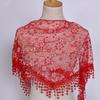 Women Triangle Bohemian Floral Tassel Scarves Shawl Female Spring Summer Headband Scraves