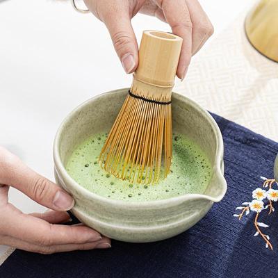 3 Pcs Premium Bamboo Matcha Whisk Kit Hundred Prongs Chasen Scoop Japanese Traditional Tea Making Household Matcha Tools