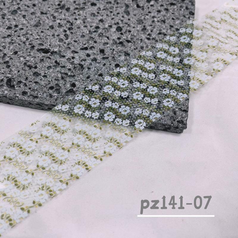 1 Roll 100Cm Flower Nail Transfer Foils Sticker Paper Floral Stickers Nails Wraps Plum Blossom Nail Art Stickers Decal Nail Art