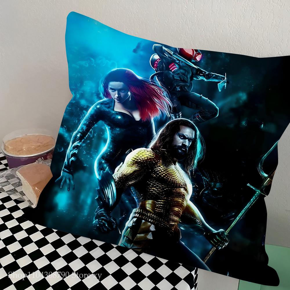 A-Aquaman And The Lost Kingdom Movie Pillow Bedroom Sofa Leisure Comfort Cushion Car Living Room Home Decoration