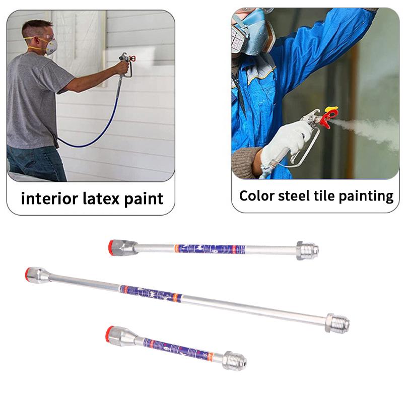 Paint Sprayer Extension Rod Portable Universal Replacement Spare Part Airless Paint Sprayer Spray Pole Spray Tip Painting Wands