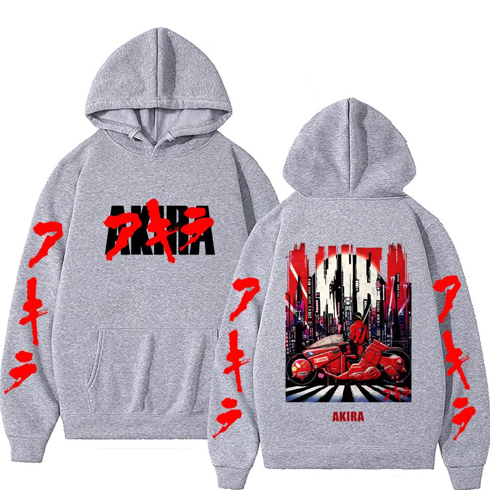 2026 Akira Anime Hoodie Unisex Neo Tokyo Biker Graphic Pullover Sweatshirt Classic Cyberpunk Manga Fan Men Women Casual Street Tops