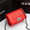 Bolso para mujer nuevo bolso con cadena de diamantes bolso bandolera casual simple bolso cuadrado pequeño