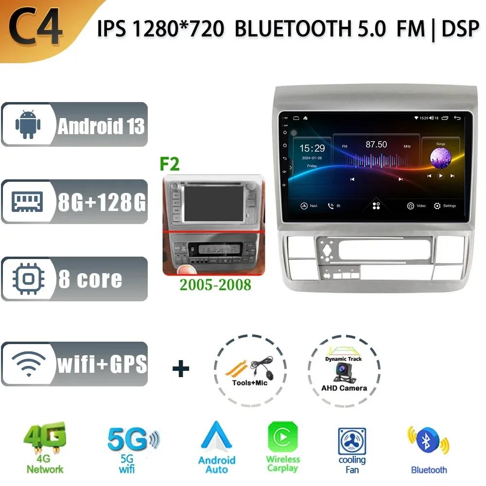 Android Auto For Toyota Alphard 2003 -2007 Car Radio Stereo Unit Multimedia Android 13 Video Player 4G Wifi GPS Wireless Carplay
