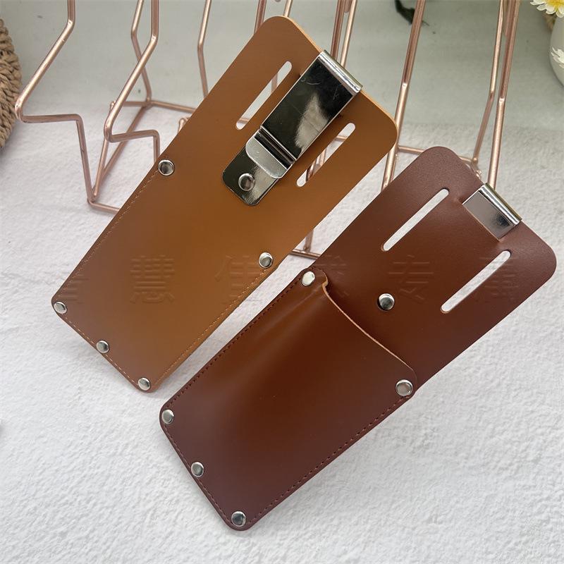 Leather Utility Knife Waist Bag with Belt Loop