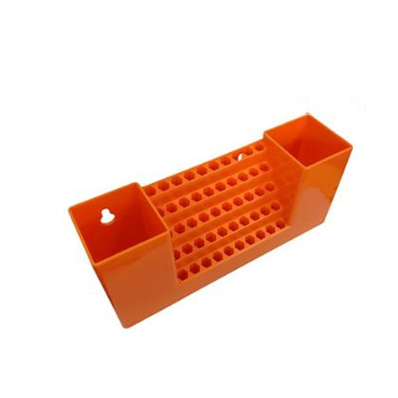 50Hole Drill Bit Organizers Screwdriver Bits Holder Storage Tool Box Heavy Duty Tool Bag With Power Gift Power Rack