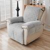 Wear Resistant Plush 1 Seat Recliner Sofa Cover Non-Slip Sofa Protector Chair Cover  Living Room