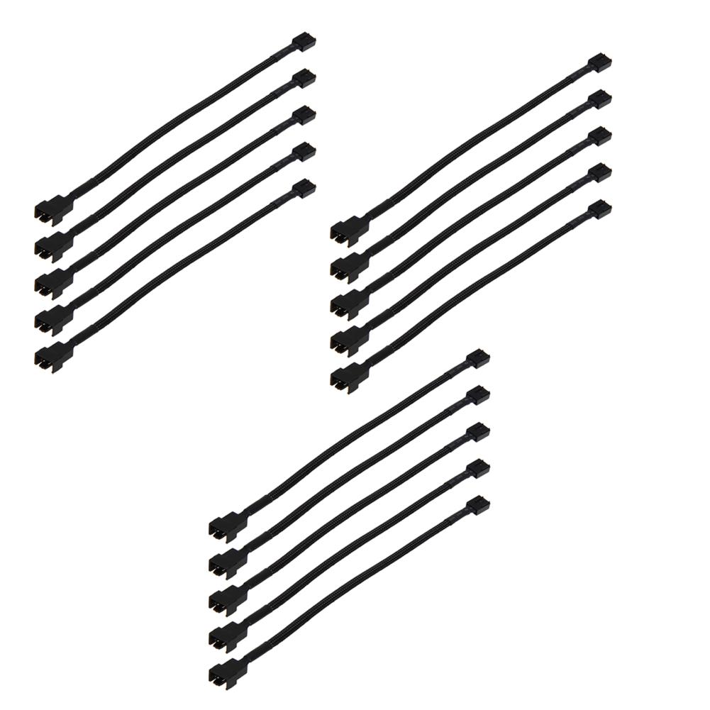5pcs/lot 4 Pin PWM Connector Case Fan Extension Power Cable Case for Compure CPU System for Computer Case Fan 26cm