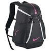 Nike Polyester Basketball Bag Backpack Unisex Black Pink Casual BA5259-061