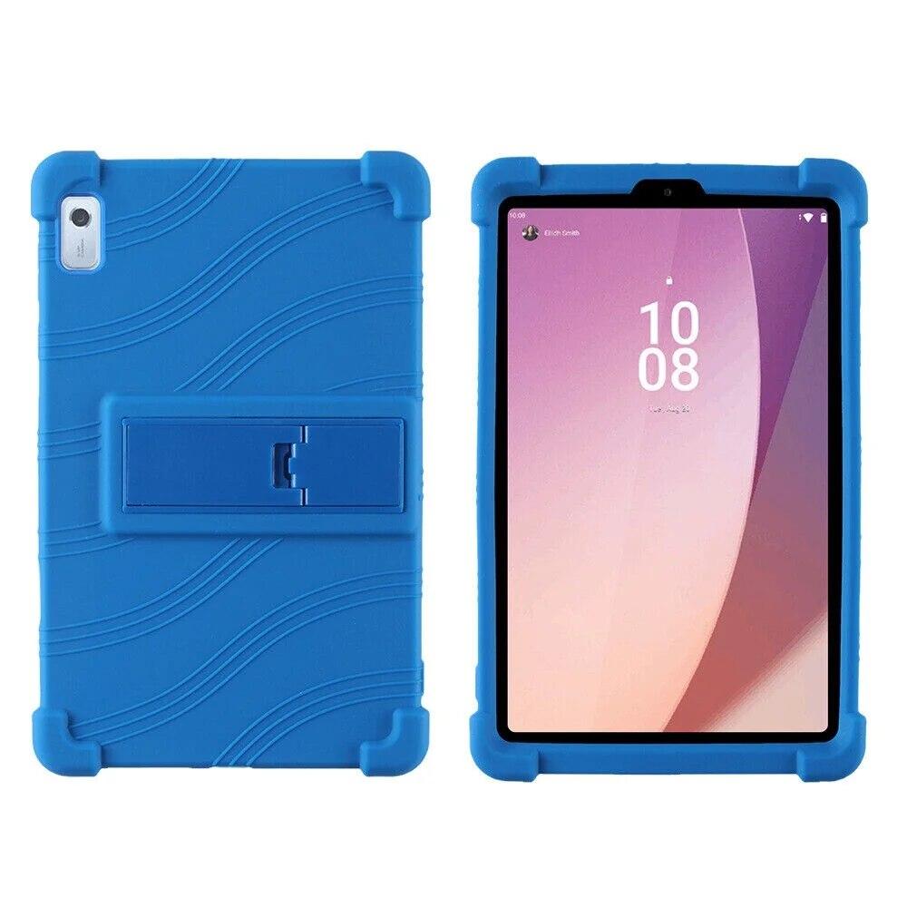 For Tab M8 4th Gen TB-300FU/XU Shockproof Kid Soft Silicone Stand Case Cover For Lenovo Tab M9 HD TB-310FU/XU9 9.0